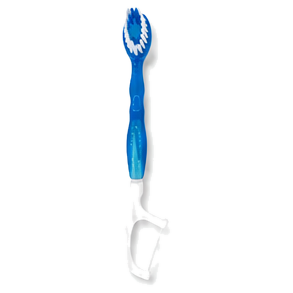 Blauwe Fresh2Go tandenborstelkop met witte haren